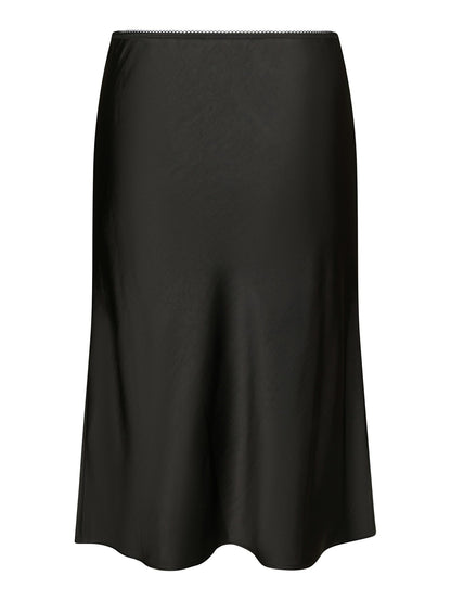Neo Noir Mindie Heavy Sateen Skirt