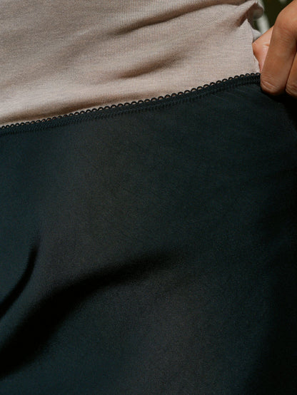 Neo Noir Mindie Heavy Sateen Skirt