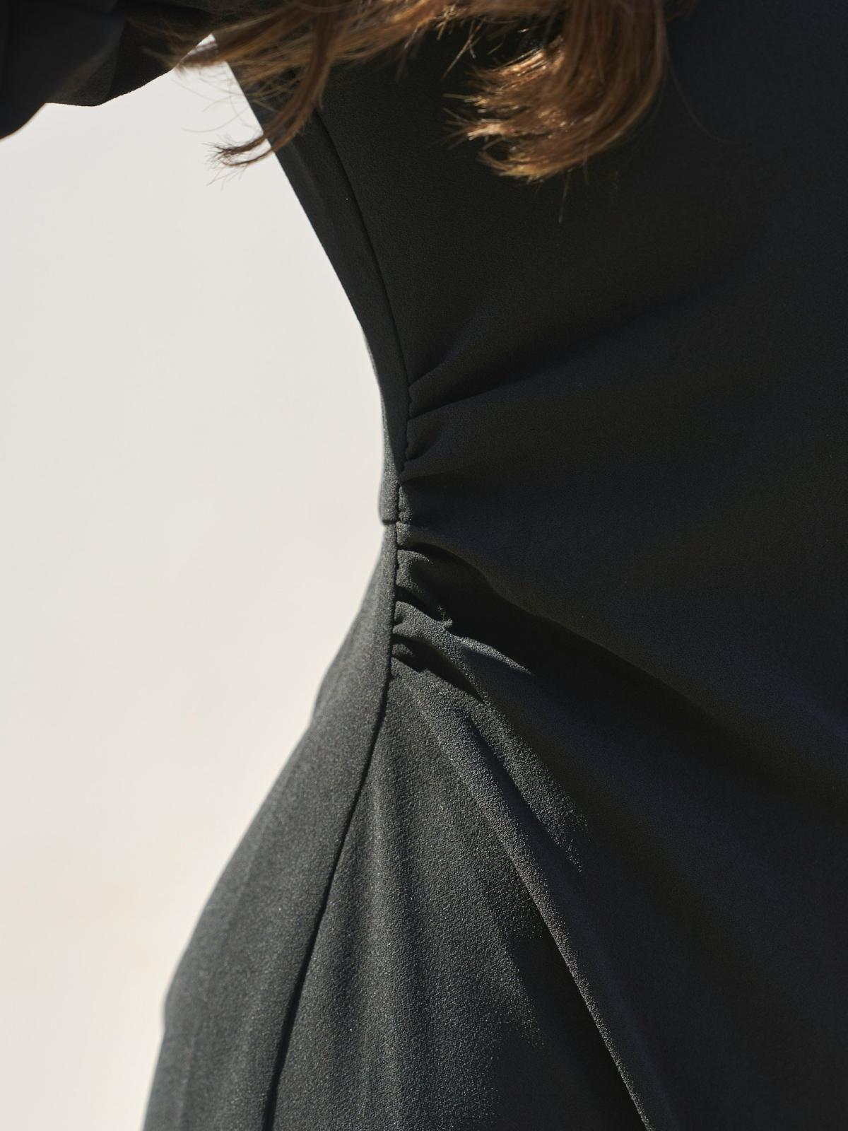Neo Noir Emmely Drape Dress