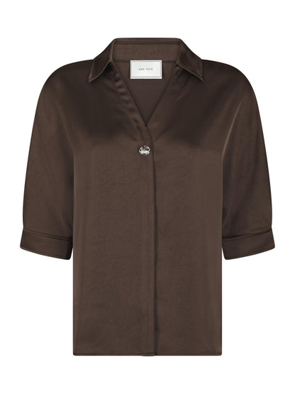 Neo Noir Carm Heavy Sateen Shirt