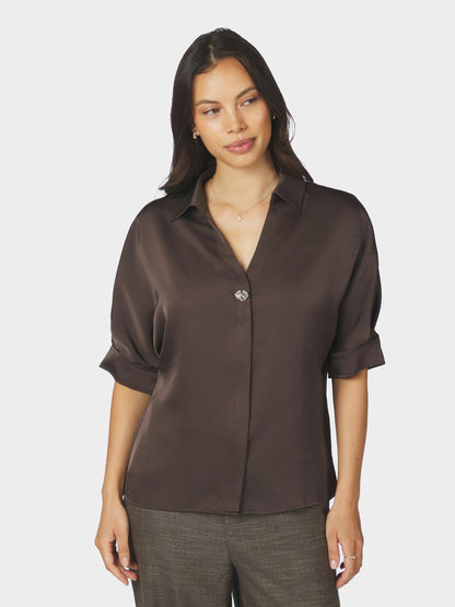 Neo Noir Carm Heavy Sateen Shirt