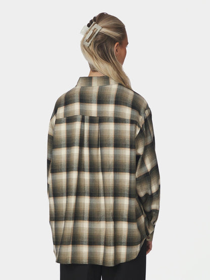 Neo Noir Dalma Flannel Check Shirt