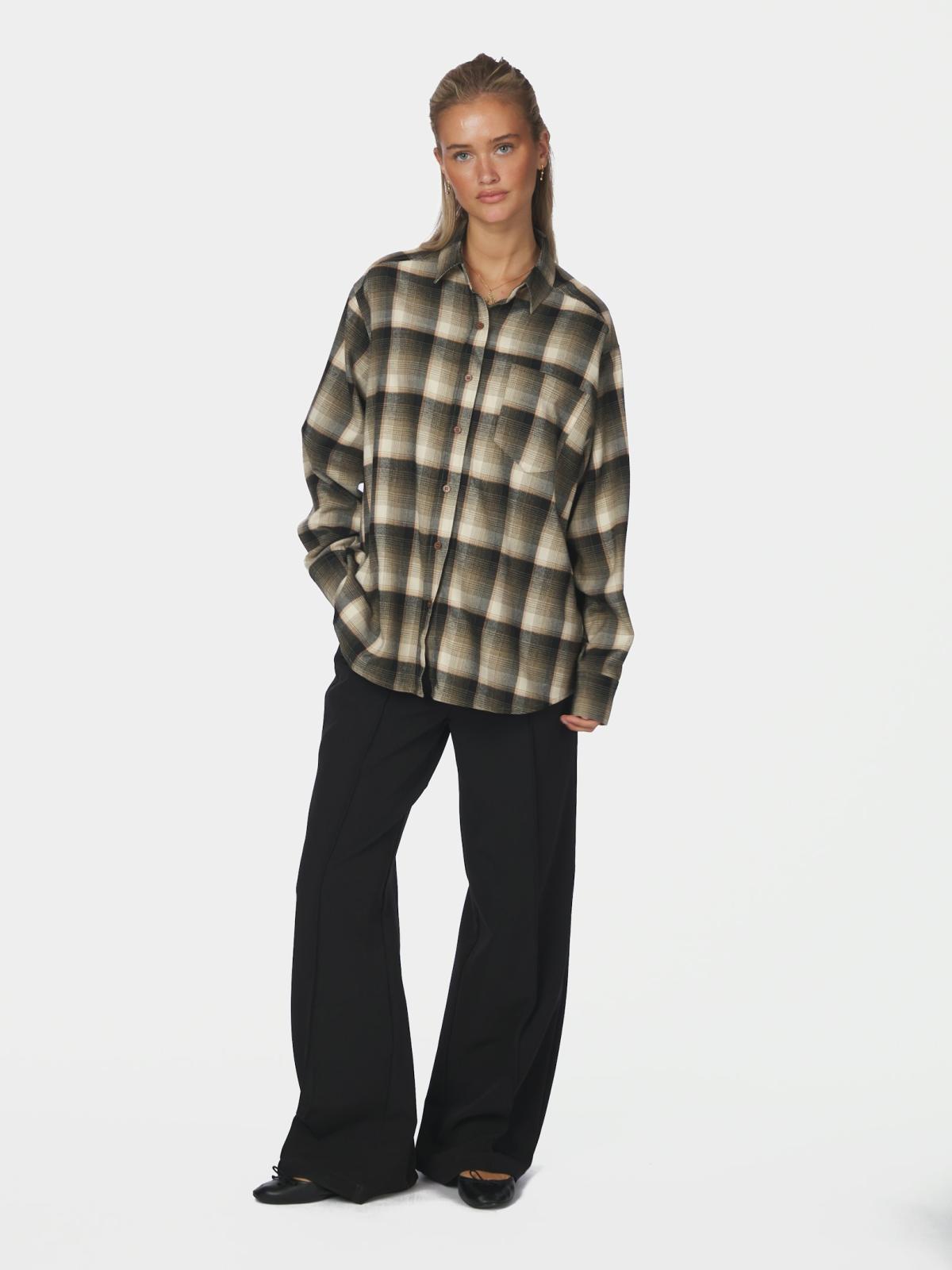 Neo Noir Dalma Flannel Check Shirt