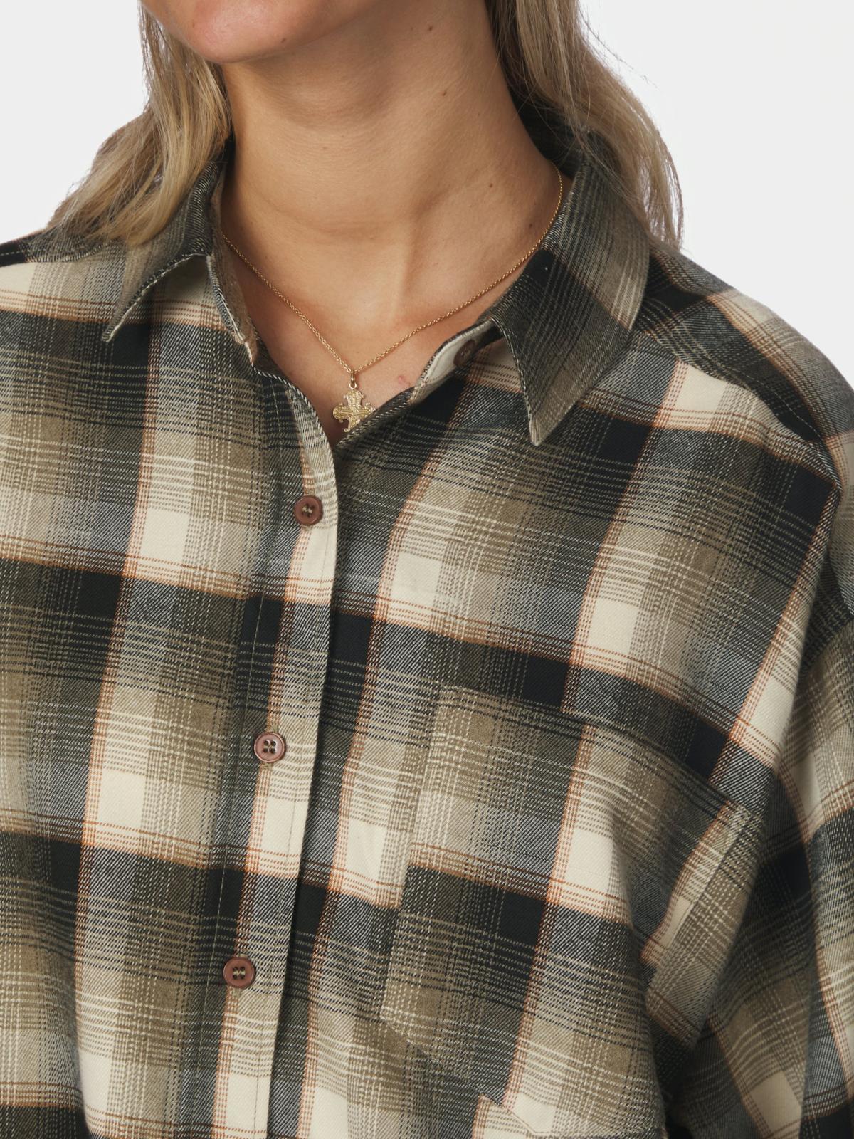 Neo Noir Dalma Flannel Check Shirt