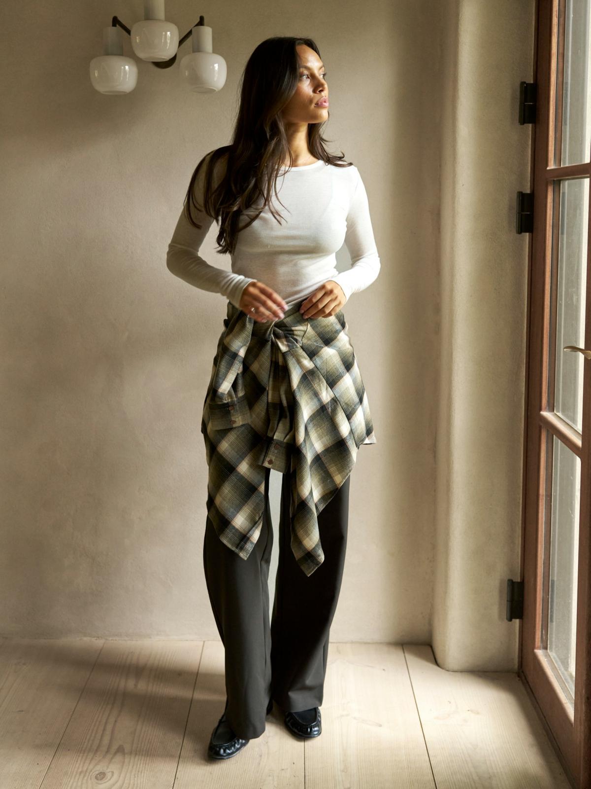 Neo Noir Dalma Flannel Check Shirt