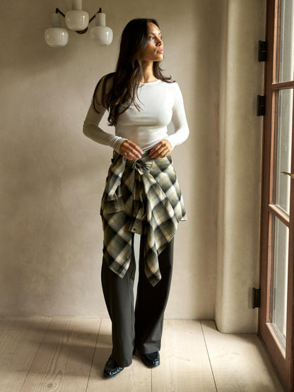 Neo Noir Dalma Flannel Check Shirt