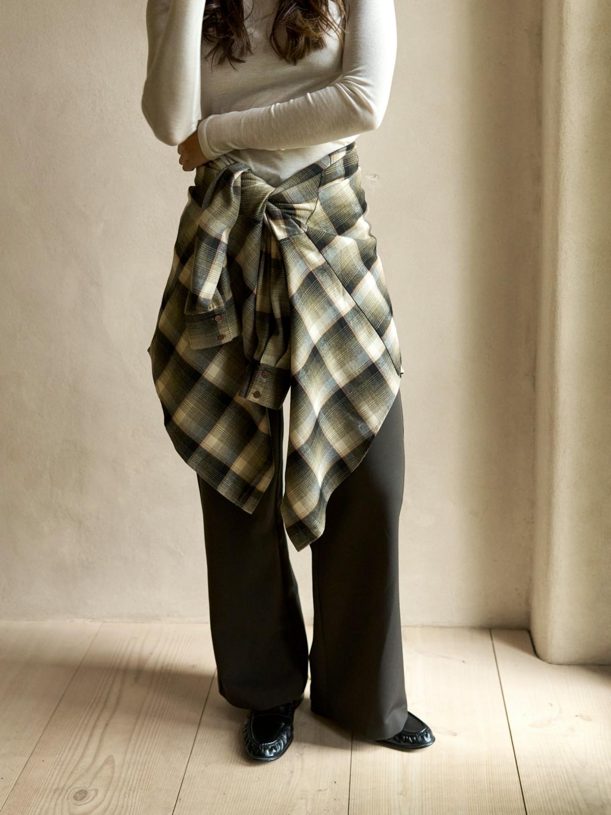 Neo Noir Dalma Flannel Check Shirt