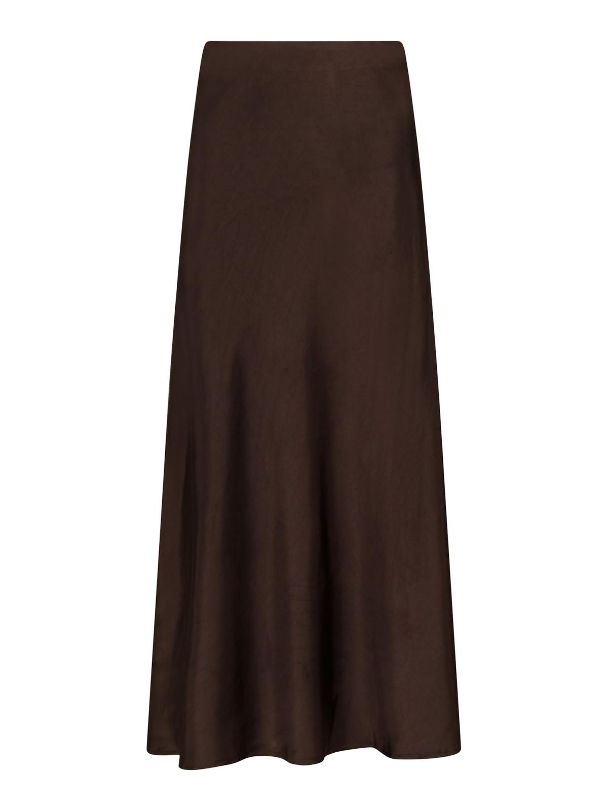 Neo Noir Bovary Skirt Dark Brown
