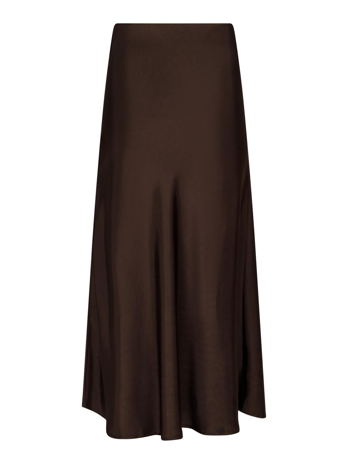 Neo Noir Bovary Skirt Dark Brown
