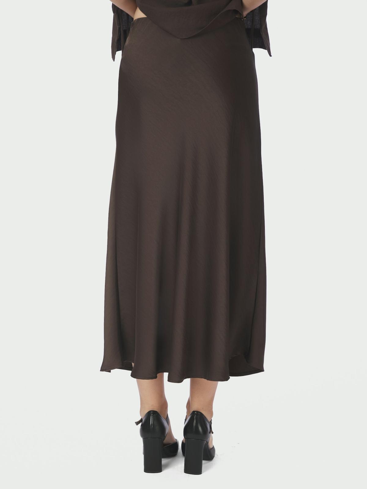 Neo Noir Bovary Skirt Dark Brown