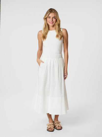 Neo Noir Yara Poplin Skirt