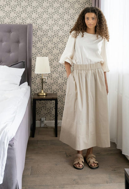 Neo Noir Yara Poplin Skirt
