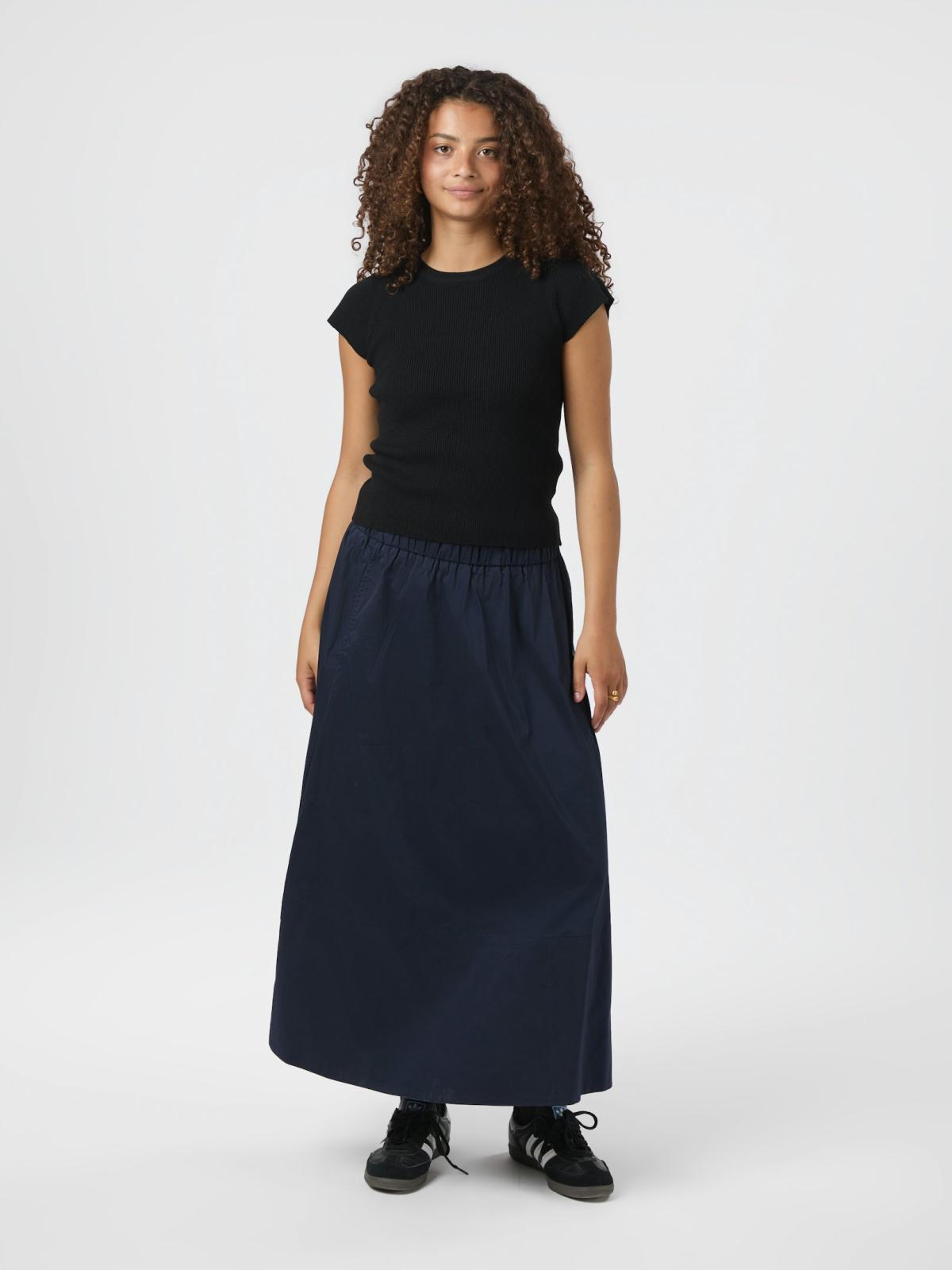 Neo Noir Yara Poplin Skirt