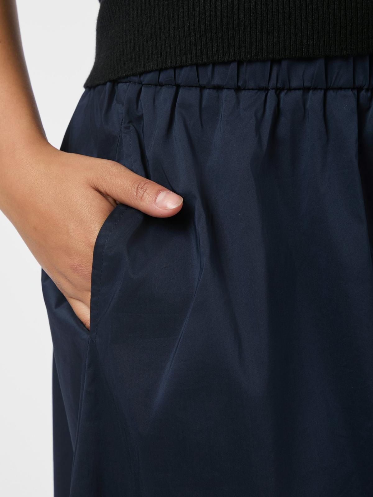 Neo Noir Yara Poplin Skirt