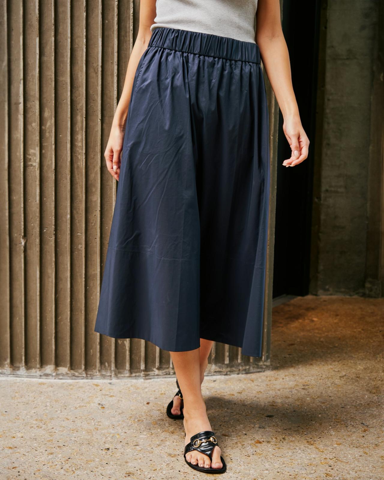Neo Noir Yara Poplin Skirt