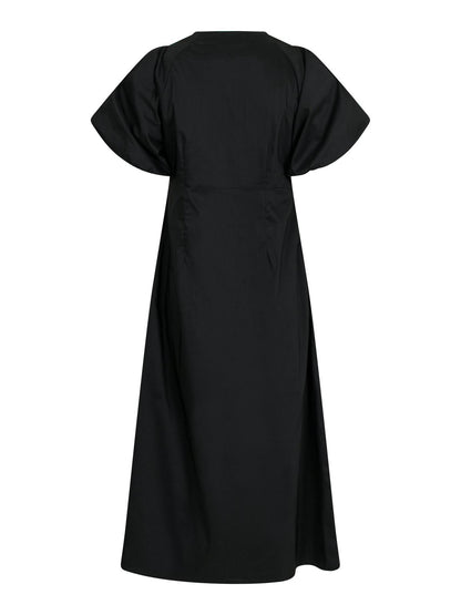 Illana Poplin Dress Neo Noir