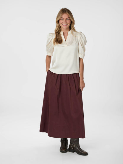 Neo Noir Roella Heavy Sateen Blouse