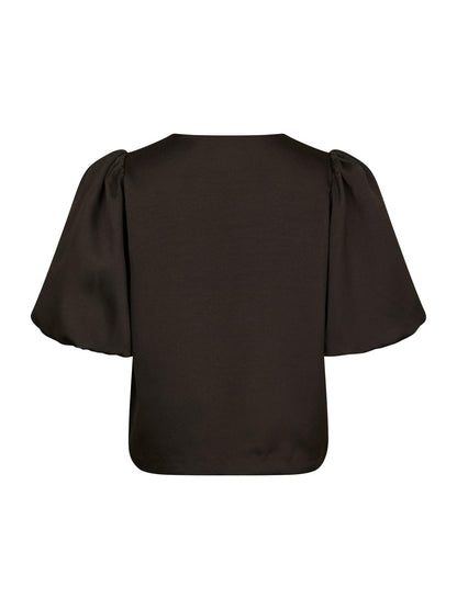 Neo Noir Aisa Dull Satin Blouse