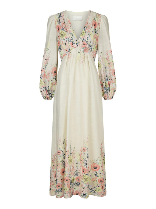 Silfi Flower Print Dress Neo Noir