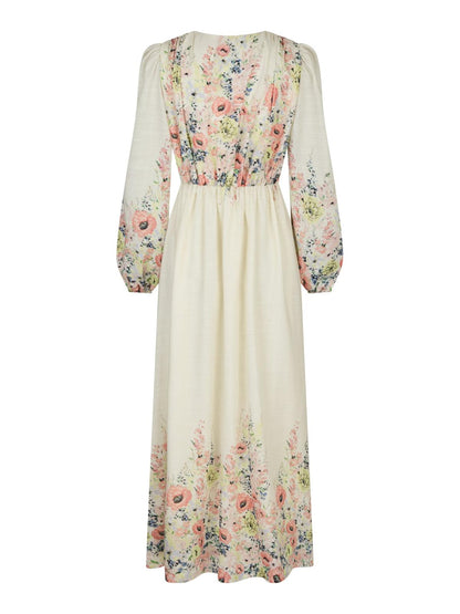Silfi Flower Print Dress Neo Noir