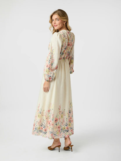 Silfi Flower Print Dress Neo Noir