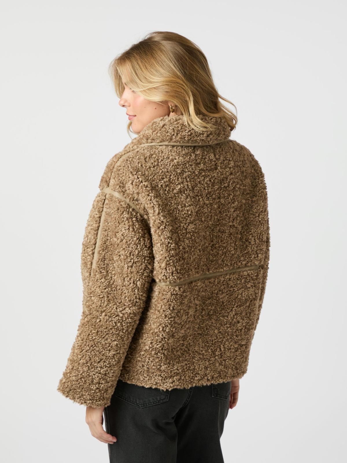 Neo Noir Castor Faux Fur Jacket