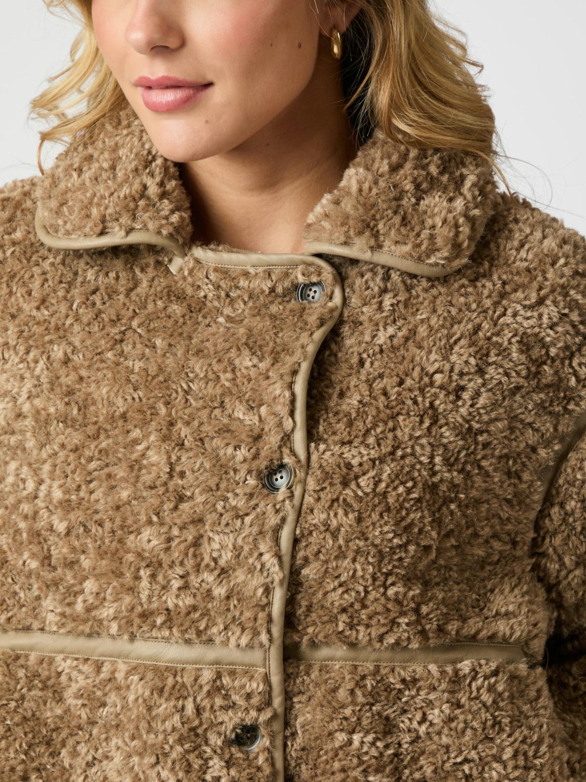 Neo Noir Castor Faux Fur Jacket