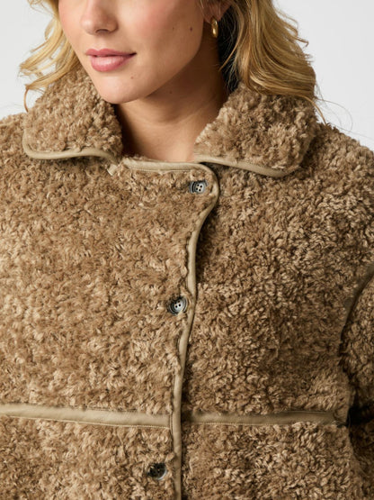 Neo Noir Castor Faux Fur Jacket
