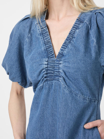 Neo Noir Illana Denim Dress