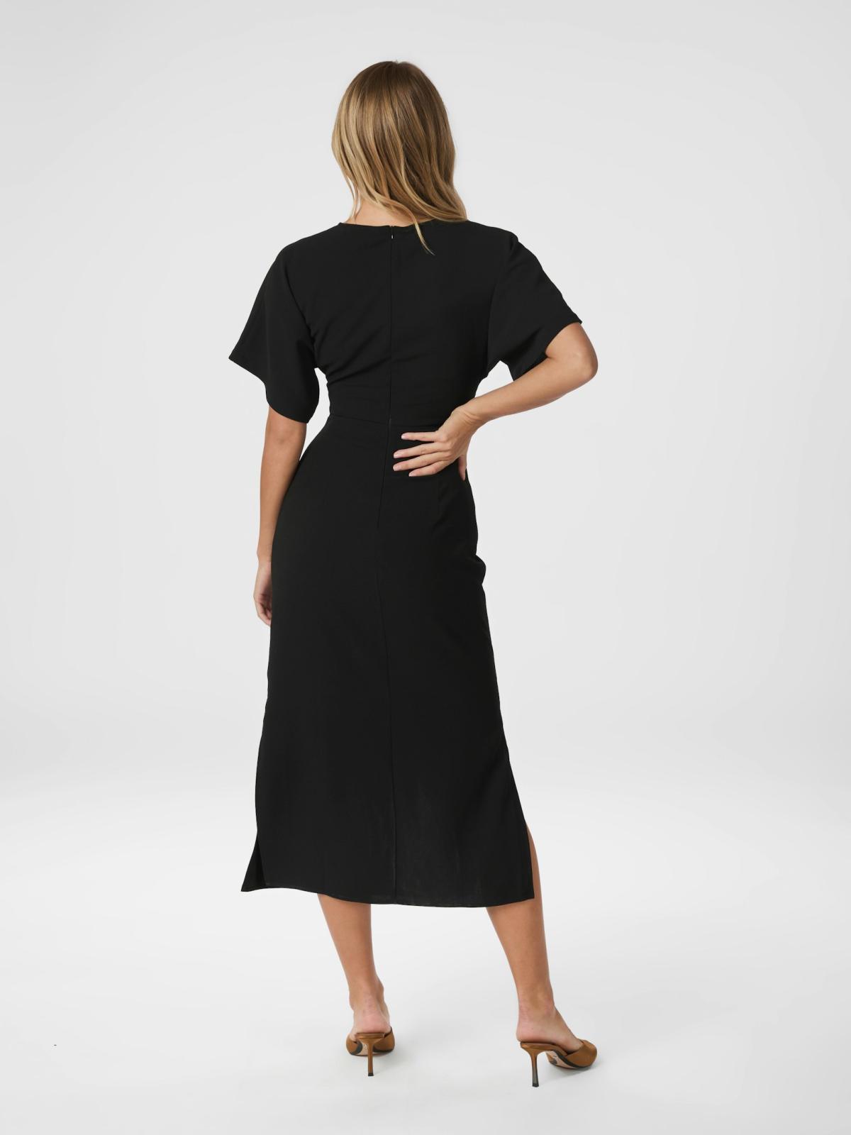 Neo Noir Miloine Drape Dress