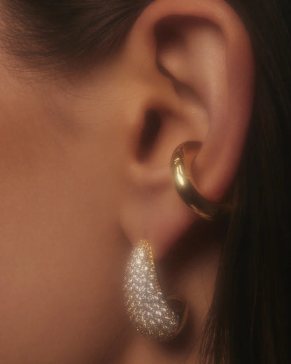 The Pavé Gia Earrings Luv Aj