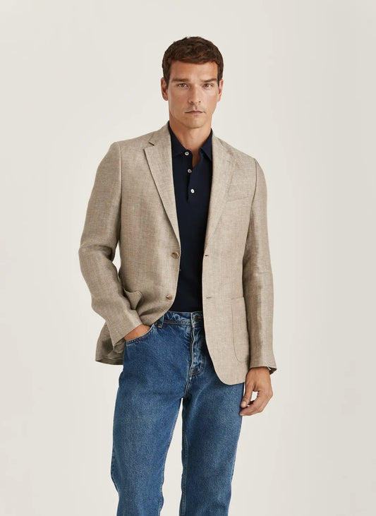 Morris Linen Herringbone Jacket