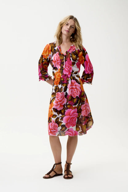 One Season Middy Poppy Deia Cotton