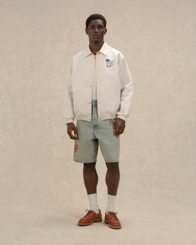 Drôle De Monsieur Veste Slogan Palmier