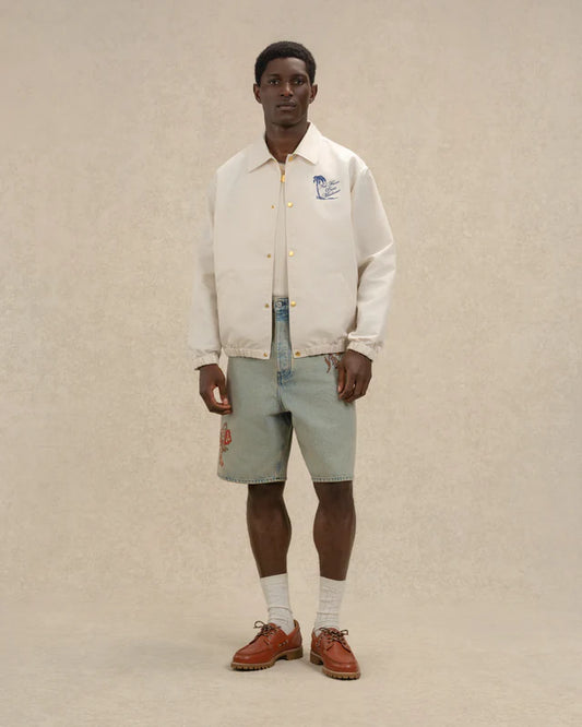 Drôle De Monsieur Veste Slogan Palmier