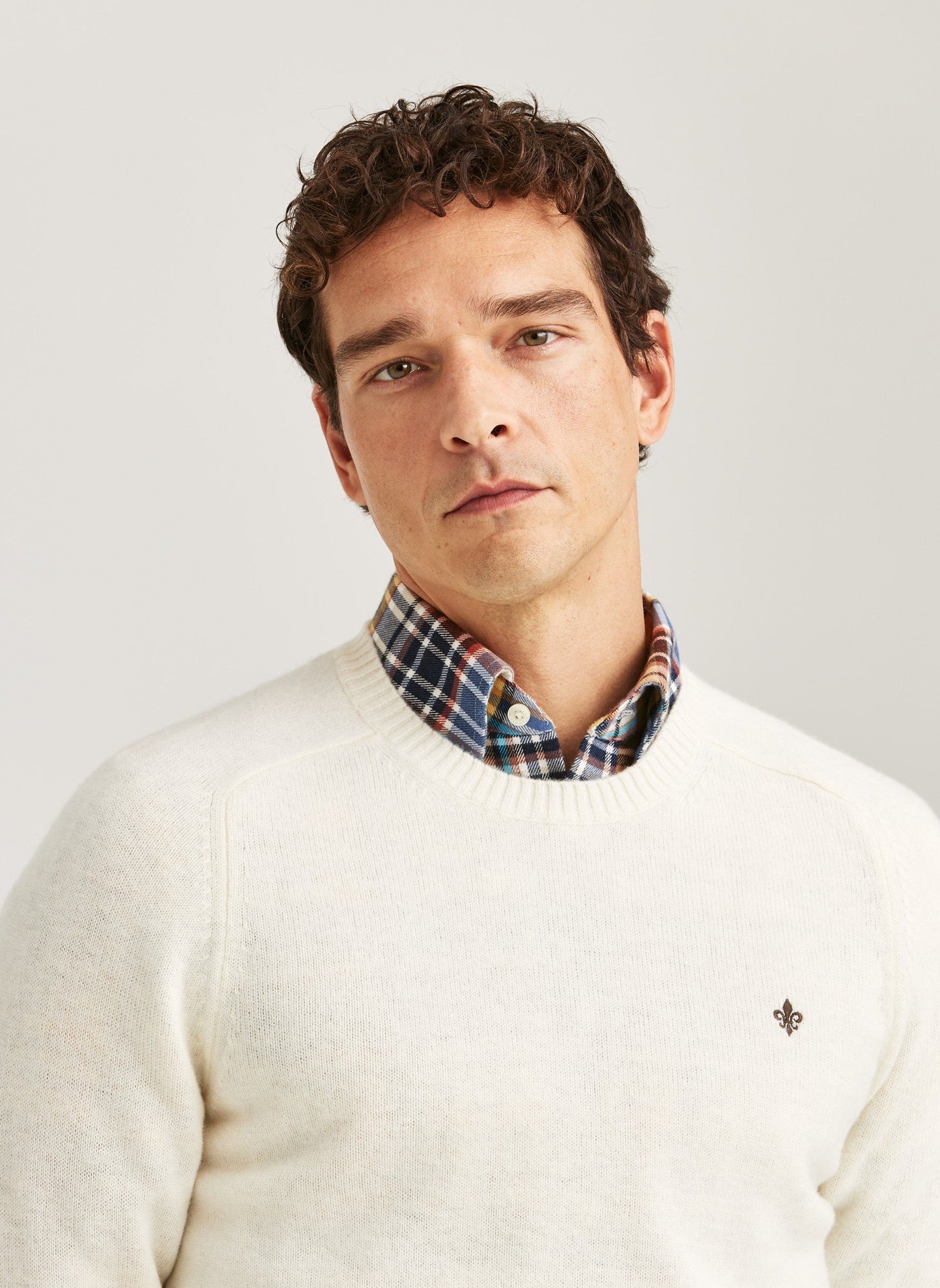 Morris Hertford Oneck Off White