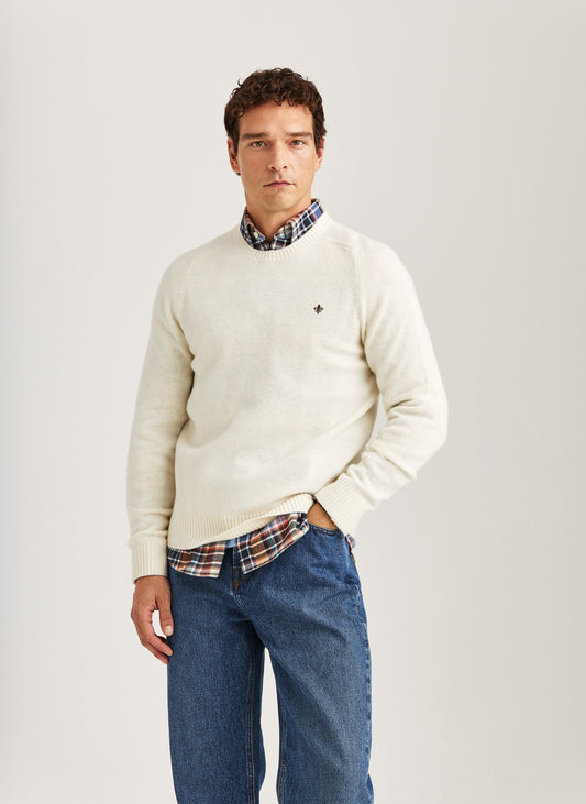 Morris Hertford Oneck Off White