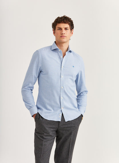 Morris Soft Twill Dogtooth Shirt