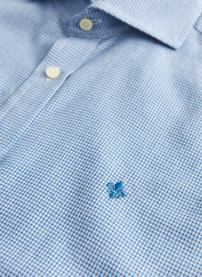 Morris Soft Twill Dogtooth Shirt