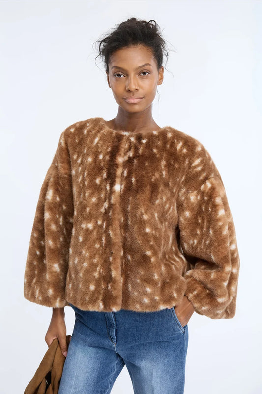 Munthe Carmella Animal Print Jacket