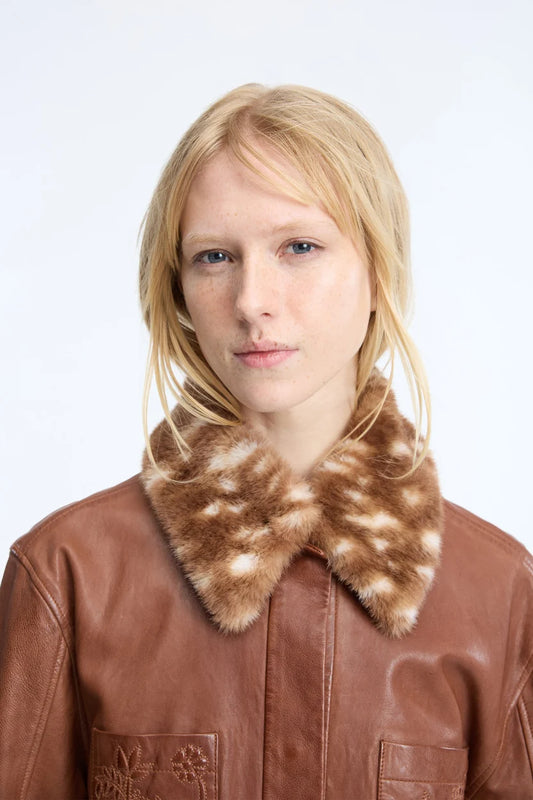 Munthe Vodkim Krage Animal Print