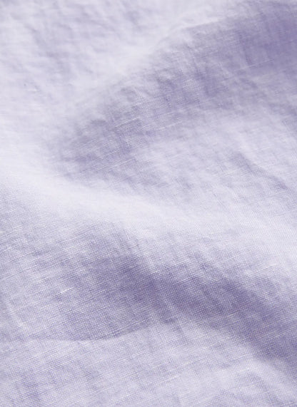 Morris Douglas Linen Shirt Purple
