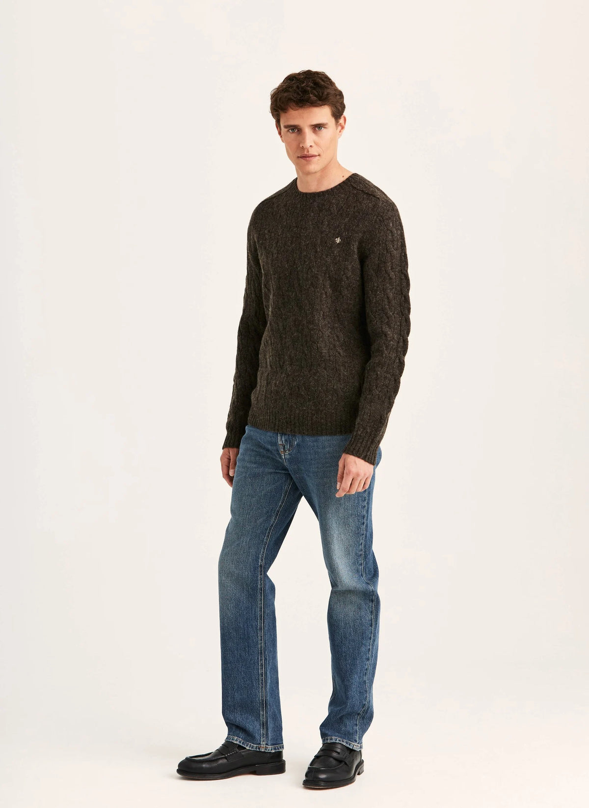 Morris Archard Cable Sweater