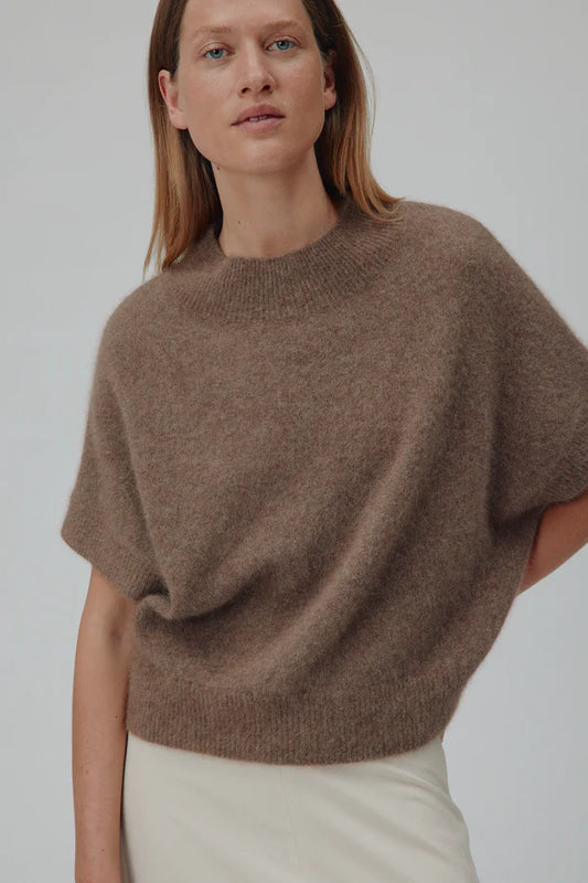 Six Ámes Doanna Sweater Acorn Melange