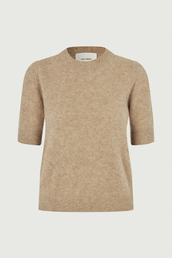 Six Ámes Rocca Sweater Beige Mélange