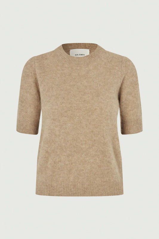 Six Ámes Rocca Sweater Beige Mélange