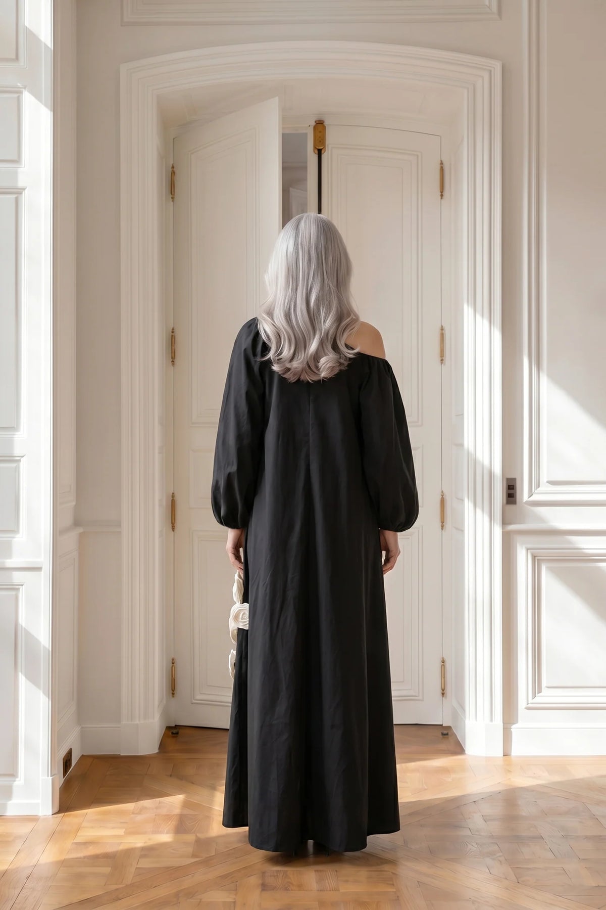 Atelier Taktil Skye Offshoulder Maxidress