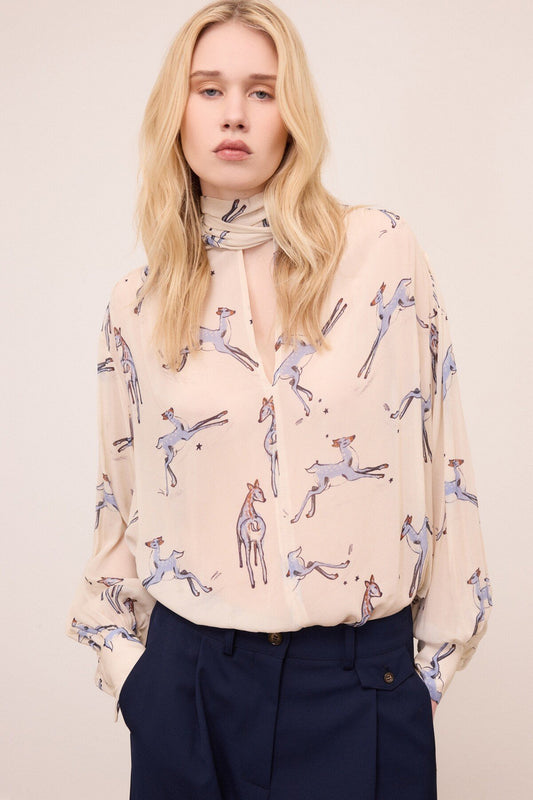 Otto D´ame Bow Shirt