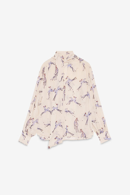 Otto D´ame Bow Shirt