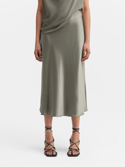Ahlvar Hana Satin Skirt